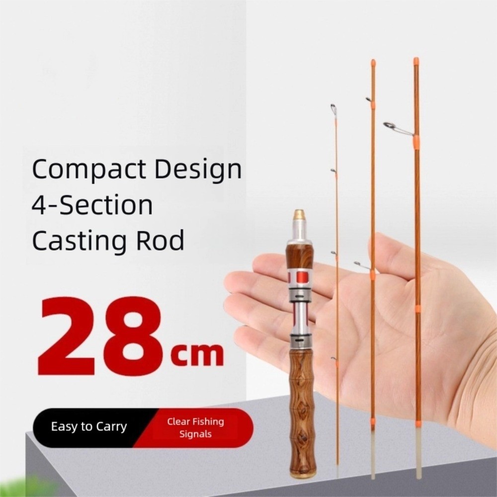 Fishing Rod Carbon Fiber - 4-секционная спиннинговая удочка UL Power, 1,4