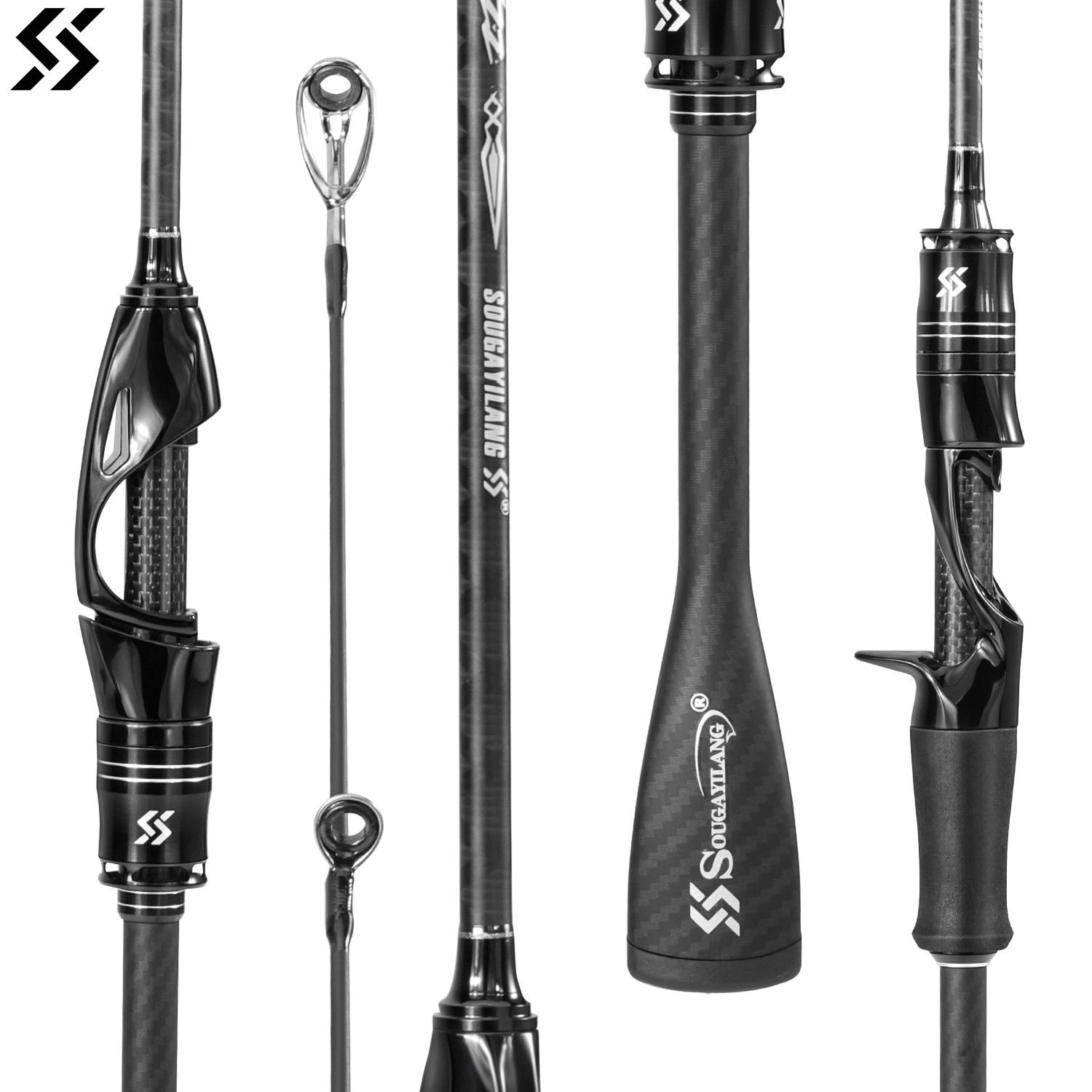 Fishing Rod Surf - Полностью карбоновая удочка Sougayilang, твердый чувствительный