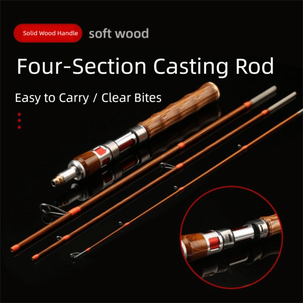 2025 4-секционная спиннинговая – обзор и цена Fishing Rod Carbon Fiber
