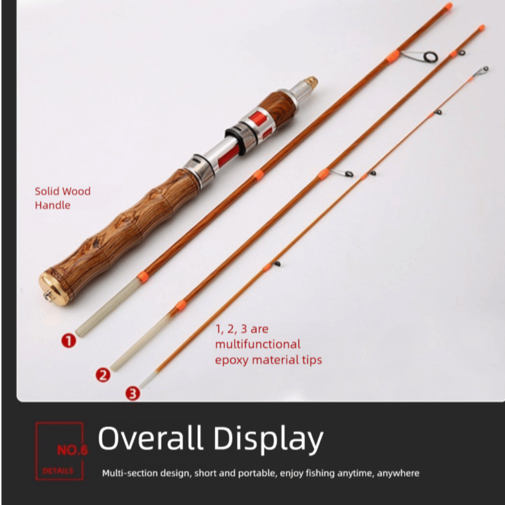 4-секционная спиннинговая удоч – обзор и цена Fishing Rod Carbon Fiber