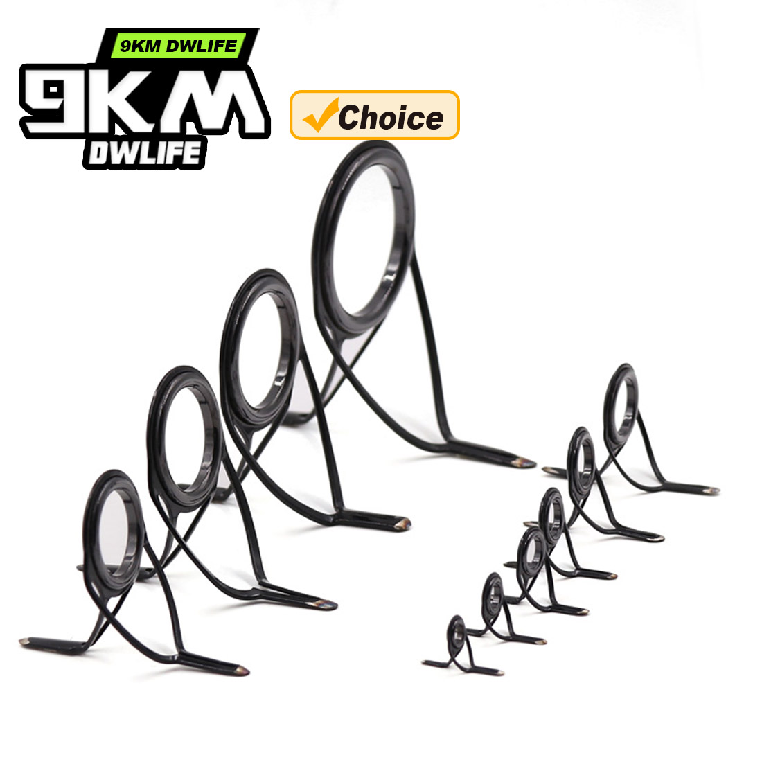 Комплект из 10 изогнутых кольц – обзор и цена Fishing Rod Building Kit